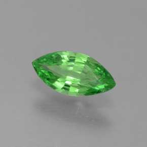0.36캐럿 천연 크롬 그린 차보라이트 가넷, 마퀴즈, 6.9×3.4 mm, VVS-VS