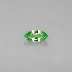 0.29캐럿 천연 크롬 그린 차보라이트 가넷, 마퀴즈, 6×3.1 mm, VVS-VS
