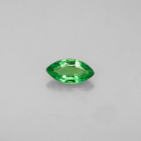 0.31캐럿 천연 크롬 그린 차보라이트 가넷, 마퀴즈, 6.1×3.2 mm, VVS-VS