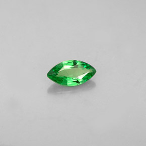 0.31캐럿 천연 크롬 그린 차보라이트 가넷, 마퀴즈, 6.1×3.2 mm, VVS-VS