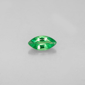 0.27캐럿 천연 크롬 그린 차보라이트 가넷, 마퀴즈, 6×3.1 mm, VVS-VS
