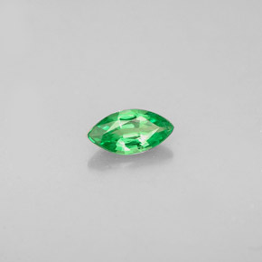 0.27캐럿 천연 크롬 그린 차보라이트 가넷, 마퀴즈, 6×3.1 mm, VVS-VS