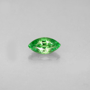 0.35캐럿 천연 크롬 그린 차보라이트 가넷, 마퀴즈, 6.2×3.2 mm, VS