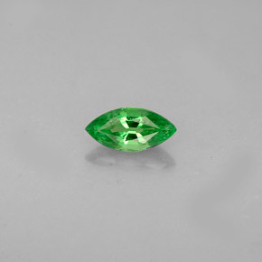 0.29캐럿 천연 크롬 그린 차보라이트 가넷, 마퀴즈, 6.1×3 mm, VVS-VS