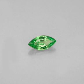 0.26캐럿 천연 크롬 그린 차보라이트 가넷, 마퀴즈, 6.1×3 mm, VVS-VS