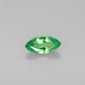 0.27캐럿 천연 크롬 그린 차보라이트 가넷, 마퀴즈, 6×3 mm, VVS-VS