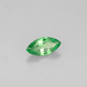 0.27캐럿 천연 크롬 그린 차보라이트 가넷, 마퀴즈, 6×3 mm, VVS-VS