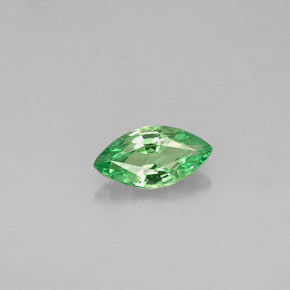 0.28캐럿 천연 크롬 그린 차보라이트 가넷, 마퀴즈, 6.1×3.2 mm, VVS-VS