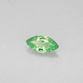 0.28캐럿 천연 크롬 그린 차보라이트 가넷, 마퀴즈, 6.1×3.2 mm, VVS-VS