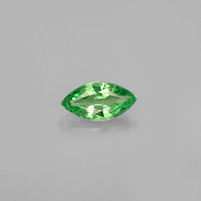 0.39캐럿 천연 그린 차보라이트 가넷, 마퀴즈, 6.8×3.5 mm, VVS-VS