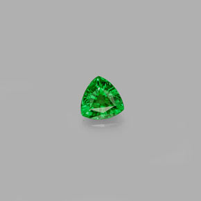 0.30캐럿 천연 크롬 그린 차보라이트 가넷, 트릴리언, 4.2×4.1 mm, VS