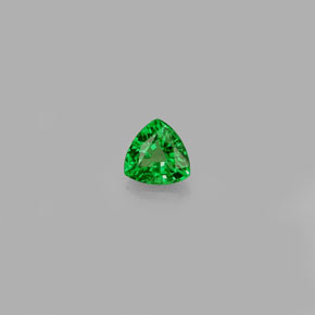 0.30캐럿 천연 크롬 그린 차보라이트 가넷, 트릴리언, 4.2×4.1 mm, VS