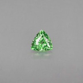 0.35캐럿 천연 크롬 그린 차보라이트 가넷, 트릴리언, 4.7×4.6 mm, VVS-VS