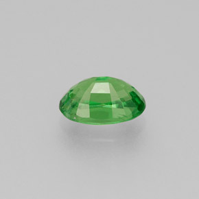 0.59캐럿 천연 그린 차보라이트 가넷, 타원형 컷, 6×4 mm, VS