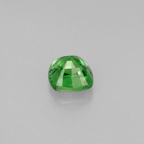 0.76캐럿 천연 크롬 그린 차보라이트 가넷, 쿠션 컷, 5.1×5 mm, VVS-VS