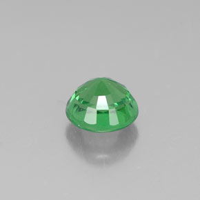 0.52캐럿 천연 크롬 그린 차보라이트 가넷, 라운드 컷, 4.53 mm, VS-SI