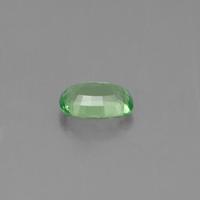 0.48캐럿 천연 그린 차보라이트 가넷, 쿠션 컷, 5.7×3.9 mm, VVS-VS