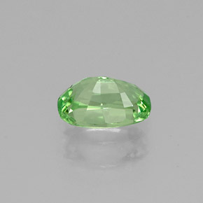 0.54캐럿 천연 그린 차보라이트 가넷, 쿠션 컷, 5.9×4 mm, VVS-VS