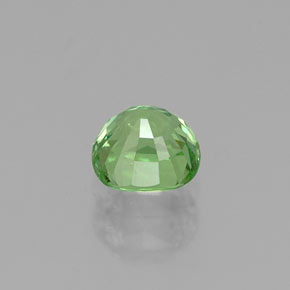 0.60캐럿 천연 그린 차보라이트 가넷, 쿠션 컷, 4.7×4.6 mm, VS
