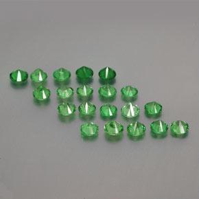 2.38캐럿 천연 미디엄 그린 차보라이트 가넷 보석, 라운드 컷, 3.05 mm, VS
