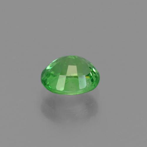 1.16캐럿 천연 일렉트릭 그린 차보라이트 가넷, 타원형 컷, 6.5×5.8 mm, VS-SI