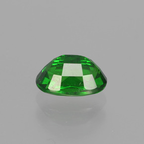 1.15캐럿 천연 밝은 포레스트 그린 차보라이트 가넷, 타원형 컷, 7.2×4.8 mm, VS