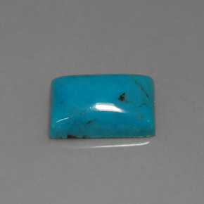 3.22캐럿 천연 블루 터키석, 바게트, 12×8.1 mm, 불투명체