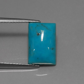 3.22캐럿 천연 블루 터키석, 바게트, 12×8.1 mm, 불투명체