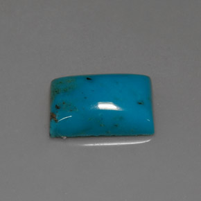 3.38캐럿 천연 블루 터키석, 바게트, 12×8 mm, 불투명체