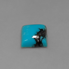1.80캐럿 천연 블루 터키석, 스퀘어, 8.1×8 mm, 불투명체