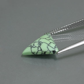 2.71캐럿 천연 연두색 터키 옥, 일조, 불투명체