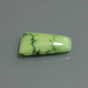 4.52캐럿 천연 옐로우 그린 터키석, 멋진 모양, 16.3×10.8 mm, 불투명체
