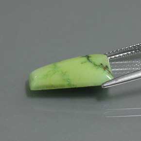 4.52캐럿 천연 옐로우 그린 터키석, 멋진 모양, 16.3×10.8 mm, 불투명체