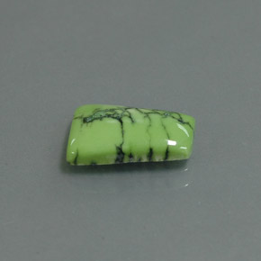 2.06캐럿 천연 옐로우 그린 터키석, 멋진 모양, 11.4×8 mm, 불투명체
