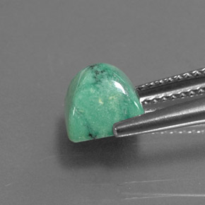 2.33캐럿 천연 그린 터키석, 스퀘어, 7.1×7.1 mm, 불투명체