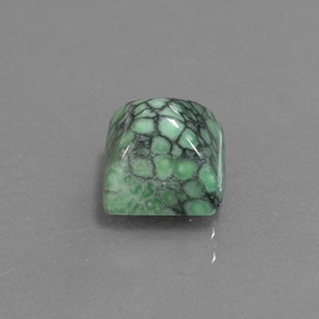 2.29캐럿 천연 그린 터키석, 스퀘어, 7.1×7.1 mm, 불투명체