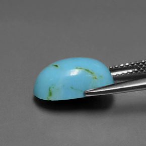 3.08캐럿 천연 파란색 터키 옥, 멋진 모양, 불투명체