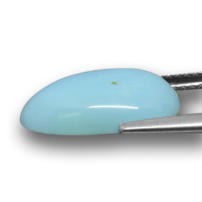 3.44캐럿 천연 파란색 터키 옥, 멋진 모양, 불투명체