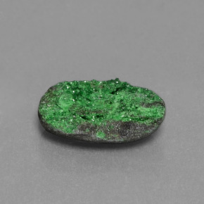 2.43캐럿 천연 그린 우바로바이트 드루지, 멋진 모양, 11.4×7.8 mm, 불투명체