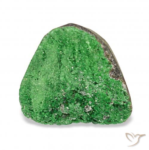 9.00ct 짙은 녹색 우바로바이트 가넷 드루시, 팬시한, 불투명체