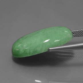 21.06캐럿 천연 녹색 바리사이트, 타원형 컷, 불투명체
