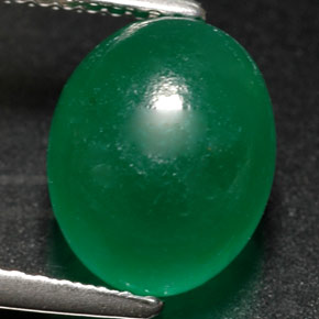 3.08캐럿 천연 그린 버다이트, 투명한, 9.9×7.9 mm, 투명/반투명