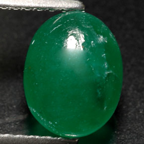 1.91캐럿 천연 그린 버다이트, 투명한, 8.9×7 mm, 투명/반투명