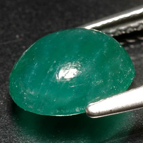 1.98캐럿 천연 그린 버다이트, 타원형 컷, 8.9×7 mm, 투명한
