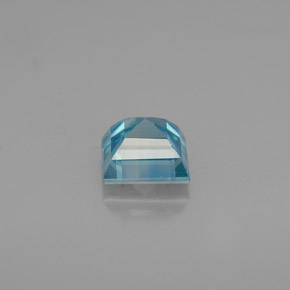 1.03캐럿 천연 블루 지르콘, 스퀘어, 4.9×4.9 mm, VVS-VS