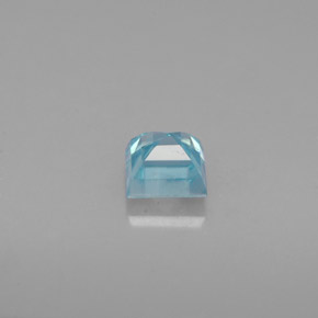 0.84캐럿 천연 블루 지르콘, 스퀘어, 4.5×4.4 mm, VVS-VS