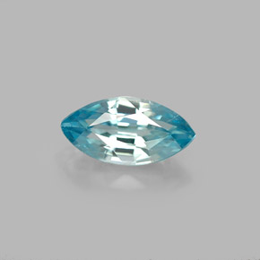 1.24캐럿 천연 블루 지르콘, 마퀴즈, 9×4.6 mm, VVS