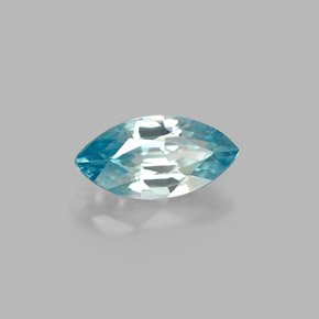 1.24캐럿 천연 블루 지르콘, 마퀴즈, 9×4.6 mm, VVS