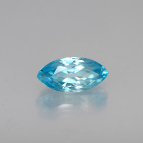 0.68캐럿 천연 블루 지르콘, 마퀴즈, 7.1×3.5 mm, VVS