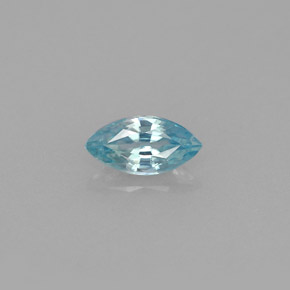 0.59캐럿 천연 블루 지르콘, 마퀴즈, 7×3.6 mm, VVS-VS